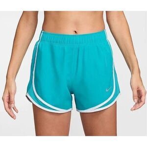 Nike Tempo Running Shorts Womens XS Teal NWT Mid Rise 3 Inch Athletic HM6096-346